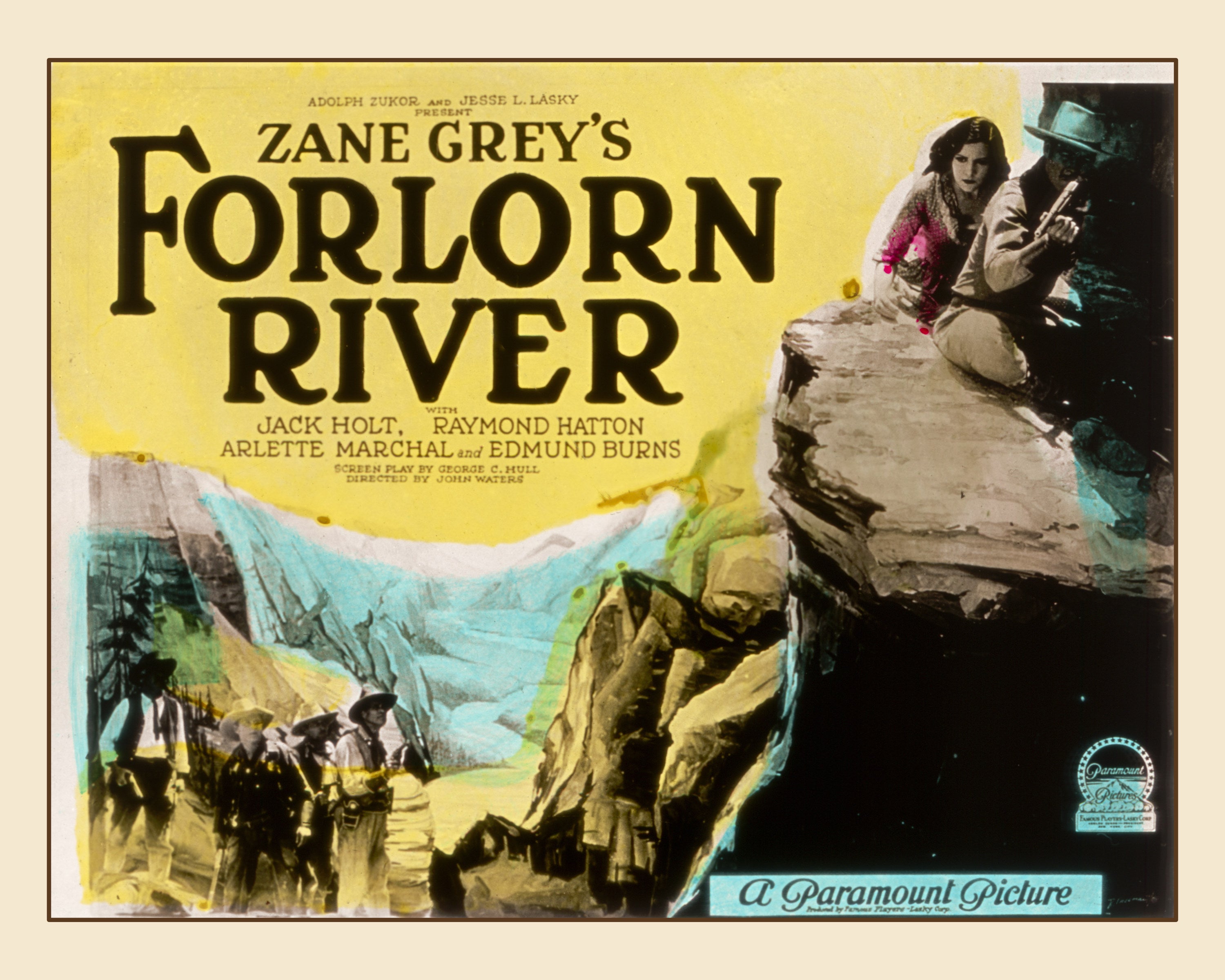 Forlorn River — Restored Vintage Lantern Slide Print