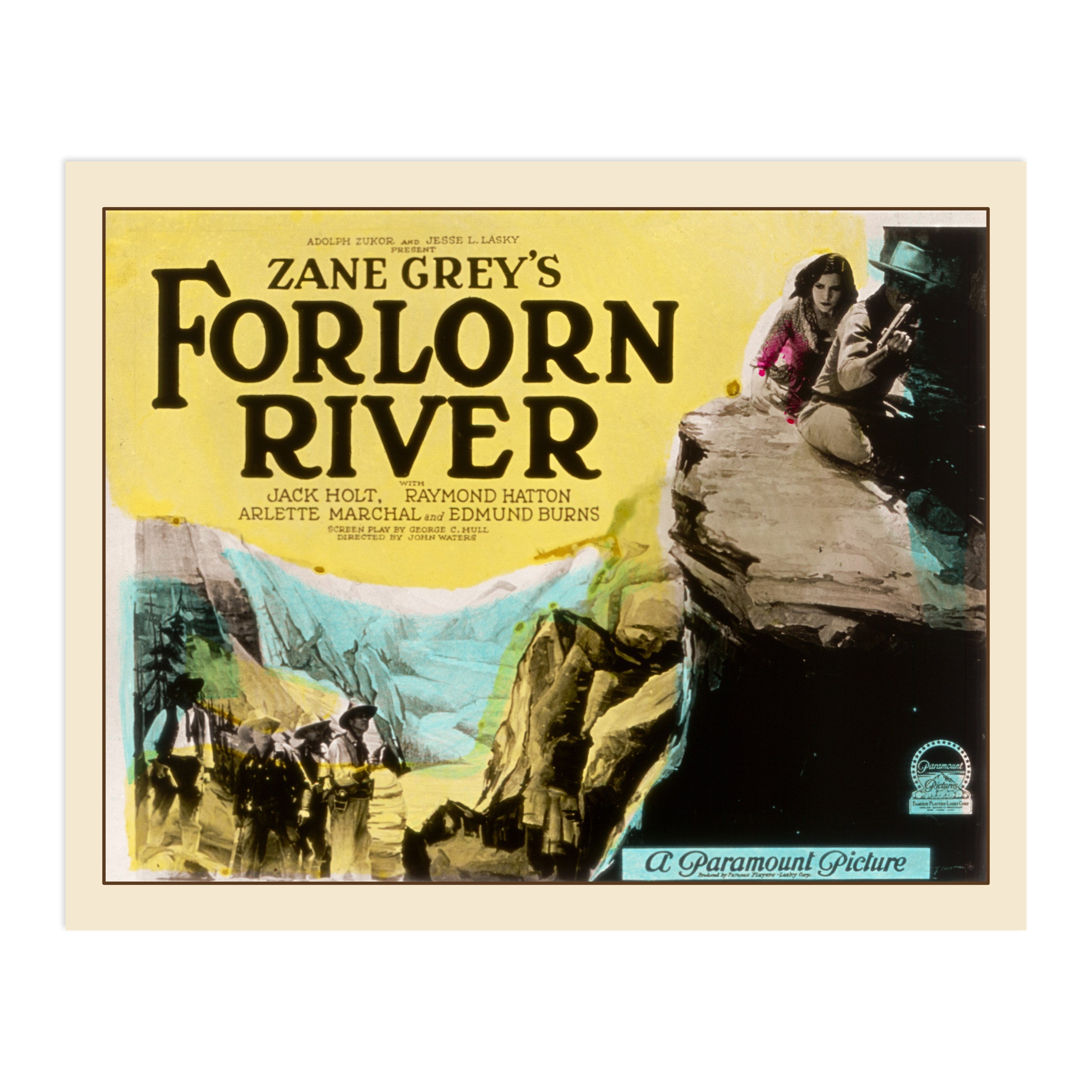 Forlorn River — Restored Vintage Lantern Slide Print