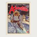 Adventure Magazine April 1943 Arctic Cover — Restored Vintage Pulp Print