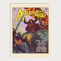 Adventure Magazine August 1943 Viking Cover — Restored Vintage Pulp Print