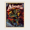 Adventure Magazine June 1943 — Six Weeks South of Texas Restored Vintage Pulp Print